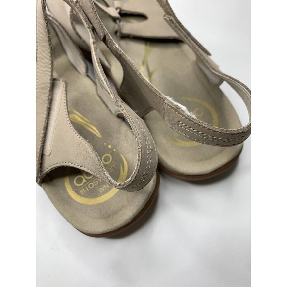 ABEO Womens Size 11 B.I.O.system Brook Neutral Taupe Nubuck Gladiator Sandal - Picture 4 of 6